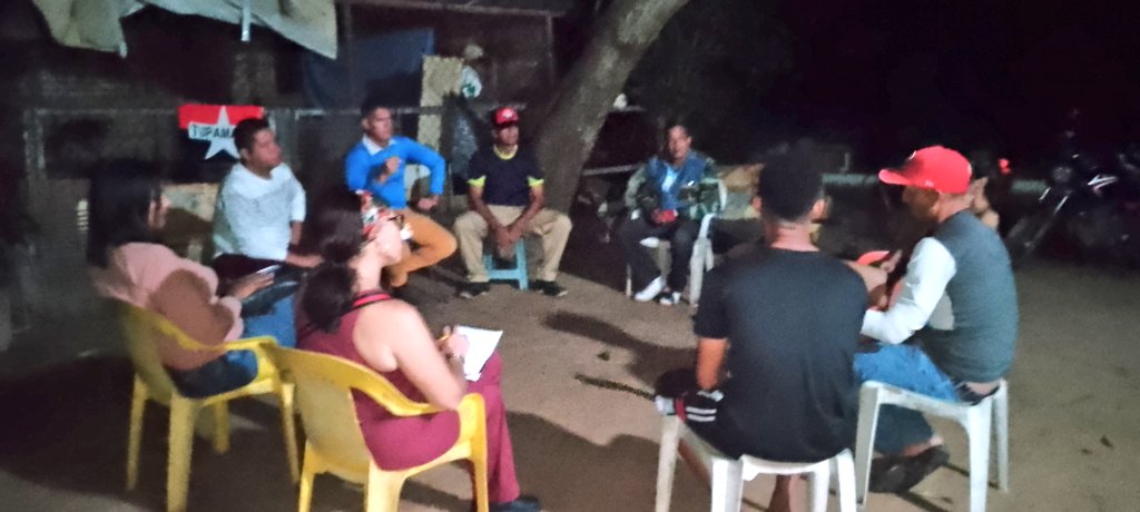 Desde Rómulo Gallegos la Militancia #Tupamaro se encuentra reunidos con el fin de Planificar y Organizar el trabajo político que se realizan en cada espacio de nuestro Municipio
#TupamaroEjemploDeLucha
