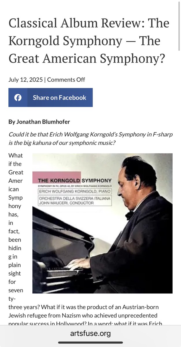 Classical Album Review: The Korngold Symphony — The Great American Symphony? <a href="/ArtsFuse/">ArtsFuse</a> 

artsfuse.org/313696/classic…