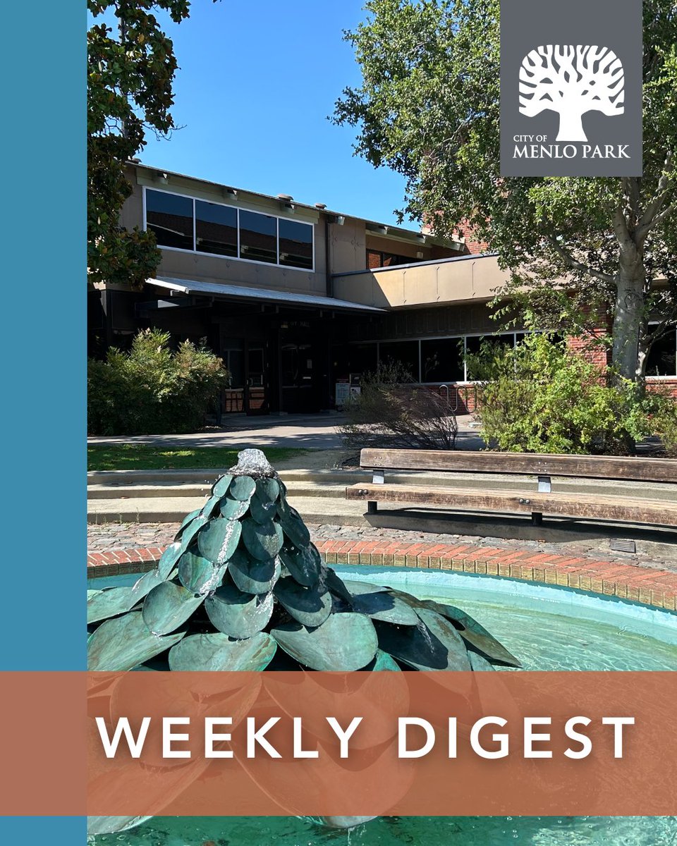 CityofMenloPark's tweet image. View this week’s #WeeklyDigest: publicinput.com/Email/s512280 and subscribe: publicinput.com/weeklydigest