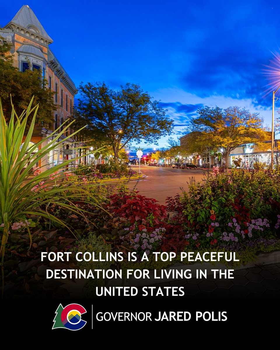 I’m happy to see Fort Collins recognized as the most peaceful place to live in the U.S.! But honestly, I’m not surprised. Colorado is all about stunning landscapes and a wonderful quality of life. Come discover your own slice of serenity here!
travelandleisure.com/fort-collins-m…