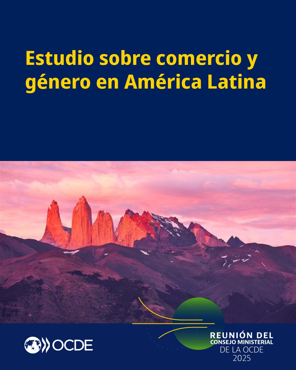 ocdeenespanol's tweet image. Promover la participación de la mujer en el trabajo es clave para el crecimiento económico.
El Estudio sobre comercio y género en América Latina explora el papel y las oportunidades de las mujeres en el comercio en 7 países
🔗 brnw.ch/21wU8Tp | #OECDministerial