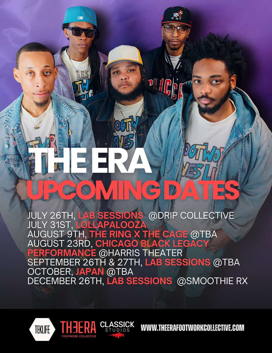 Fall into THE ERA’s upcoming dates! Tickets available in bio! Stream “UP” feat.  @_brittneycarter song + video out now 🔒🎶 symphony.to/the-era-footwo…