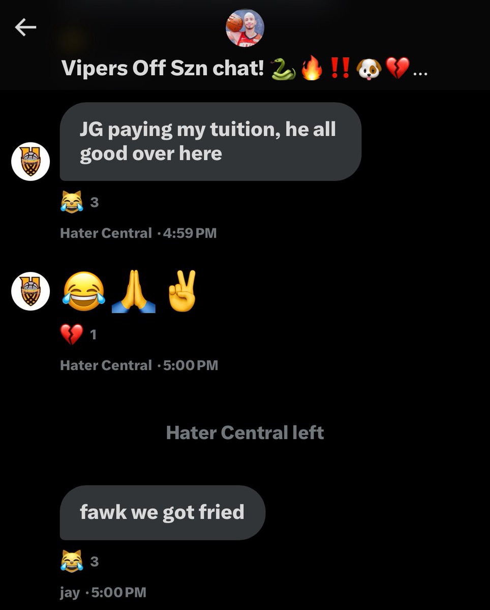 Vipers Chat OOC 🧌🐍🚀 tweet media