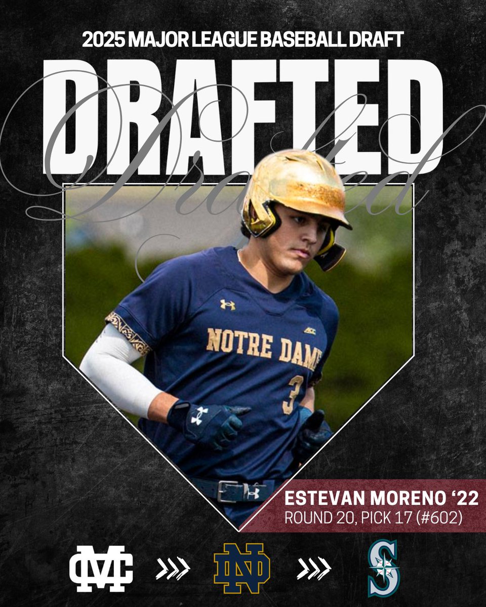 Once a Bronco, now an MLB Draft pick!

Congratulations to 2022 graduate Estevan Moreno on his selection in the 2025 MLB Draft by the Seattle Mariners! 

We're proud of everything you continue to accomplish in the game today.

#WeAreMontini | #TridentsUp