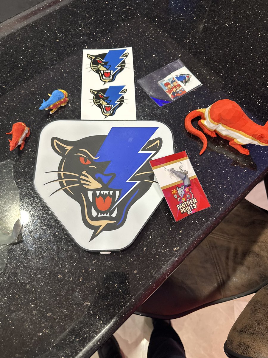 CatsNBoltsPod's tweet image. Thanks for the set decorations Panthers Prints 3D! 🐆⚡️🎨
@PodcastJunkeez