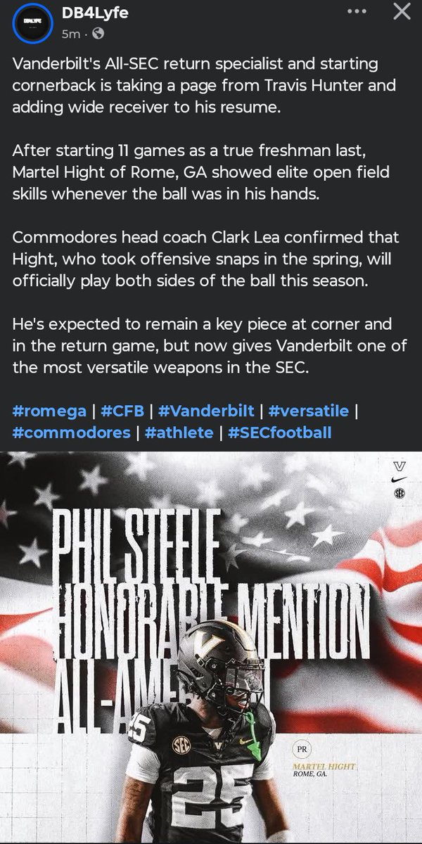 We are so proud of you <a href="/MartelHight/">Martel Hight Jr.</a> 🤝 <a href="/VandyFootball/">Vanderbilt Football</a>  <a href="/VanderbiltU/">Vanderbilt University</a> 
<a href="/NwGaFootball/">NwGa Football</a>  @RomeFBrecruits  <a href="/FootballRome/">𝙍𝙤𝙢𝙚 𝙒𝙤𝙡𝙫𝙚𝙨 𝙁𝙤𝙤𝙩𝙗𝙖𝙡𝙡</a>  <a href="/oneromehigh/">Rome High School</a>  <a href="/coach_boden/">Coach Boden</a>  <a href="/CoachKing038/">Coach King</a>  <a href="/__AustinButler/">AB</a>  <a href="/romenewstribune/">Rome News Tribune</a> 
<a href="/DustinSmith88/">Dustin Edward Smith</a>  <a href="/WolvesGameday/">RomeWolvesGameday</a>