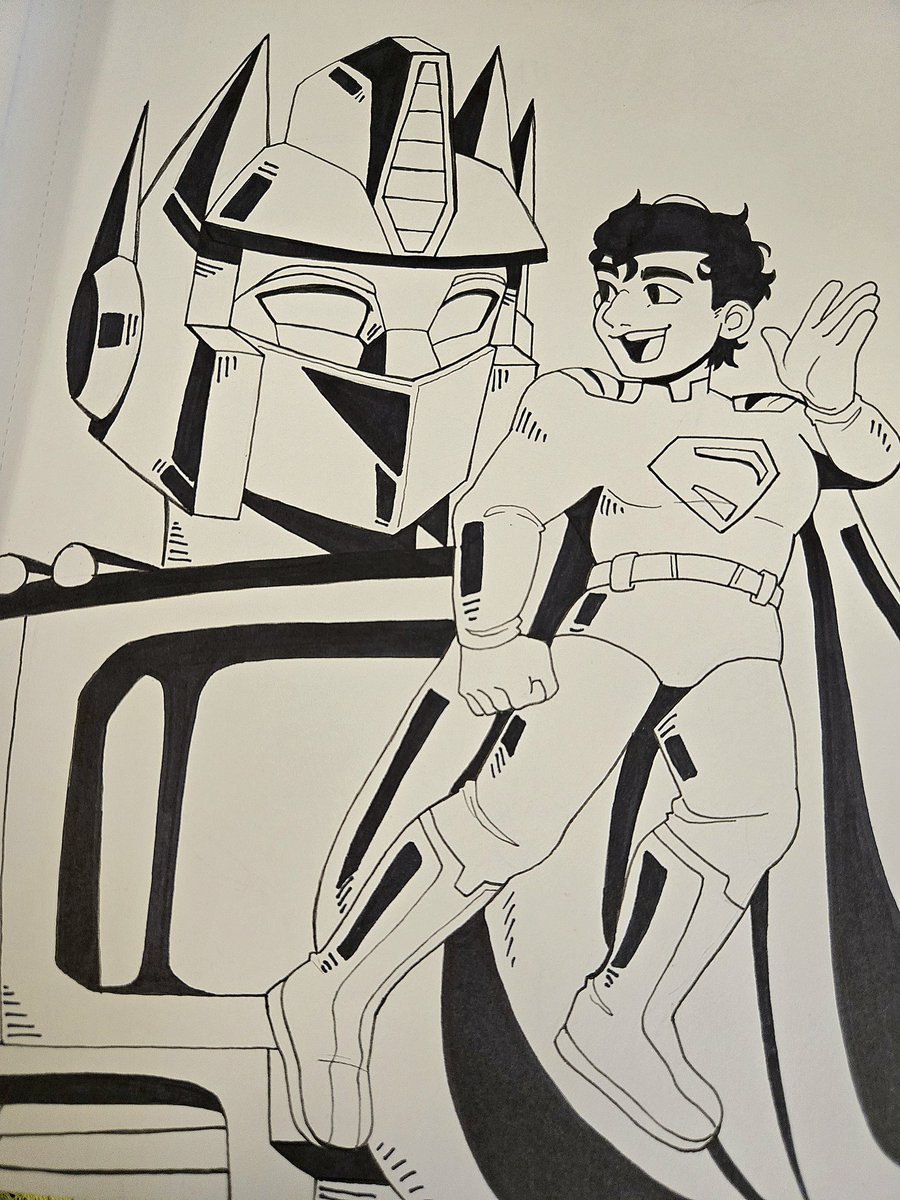 pinkcdraws's tweet image. Idk I think they'd get along
#Transformers #Superman