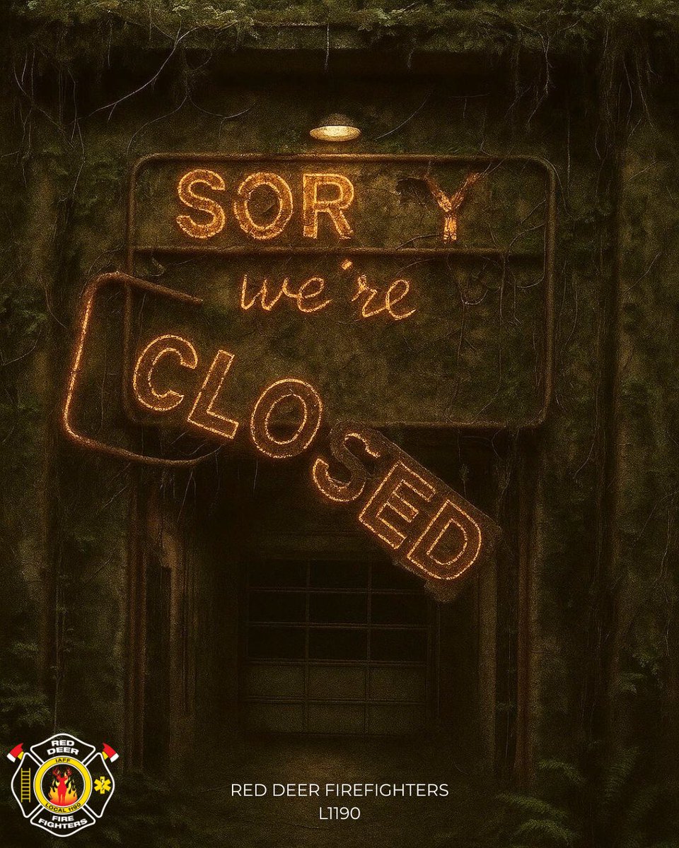Public Safety is Falling Apart.

For the third night in a row, Engine 2 is completely shut down because of the City of Red Deer’s reckless dynamic staffing policy.

This is happening on the eve of Westerner Days, one of the busiest weeks of the year, with more people, more