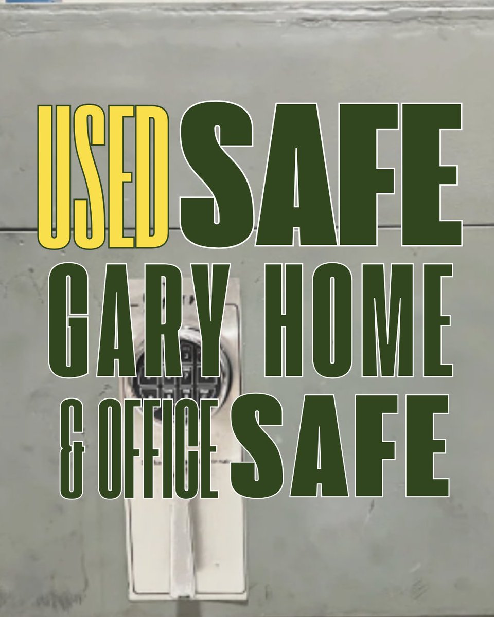 Used Safe Highlight
Picked up from a business that didn’t need it anymore, this tough old thang is TL-15 equivalent in security &amp; still going strong. With heavy-duty steel construction, 2" thick door, 1" locking bolts, &amp; a SecuRam electronic lock, it's got the muscle &amp; the brains