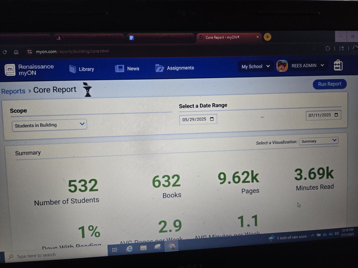 Amy Owens (@reeslibrarian) on Twitter photo I hope all my <a href="/ReesStars/">Rees Elementary (Performing & Visual Arts Academy)</a> are having a fun & safe summer! I know they've been reading! Students have read 3,690 minutes using <a href="/myONreader/">myON by Renaissance</a>! Remember, the <a href="/AliefTech/">AliefDigitalLearning</a> Hub is available with lots of great free resources! <a href="/MireyaFromTX/">Mireya Lara</a> <a href="/KathyCherryAP/">KathyCherry</a> I hope all my <a href="/ReesStars/">Rees Elementary (Performing & Visual Arts Academy)</a> are having a fun & safe summer! I know they've been reading! Students have read 3,690 minutes using <a href="/myONreader/">myON by Renaissance</a>! Remember, the <a href="/AliefTech/">AliefDigitalLearning</a> Hub is available with lots of great free resources! <a href="/MireyaFromTX/">Mireya Lara</a> <a href="/KathyCherryAP/">KathyCherry</a>