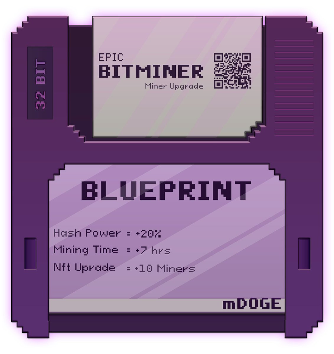 🚨 Another SNEAK PEEK from <a href="/0xbitminer/">Bitminer</a>: the mDOGE EPIC BITMINER Blueprint NFT just dropped! 💾 👀

BLUEPRINT:
✅ +20% Hash Power ⚡
✅ 7hr Mining ⏱️ 
✅ +10 Miners 👷‍♂️

🎁 Giveaways live on X, win OG + GTD spots while you can! 🎉

Join our Discord: mee6.xyz/i/g5QgIL2cEj