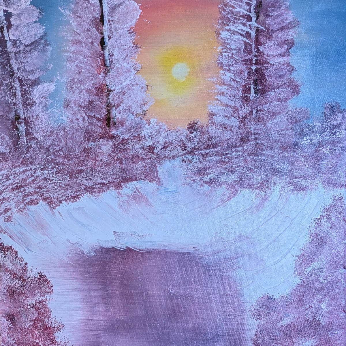 Cold sunset