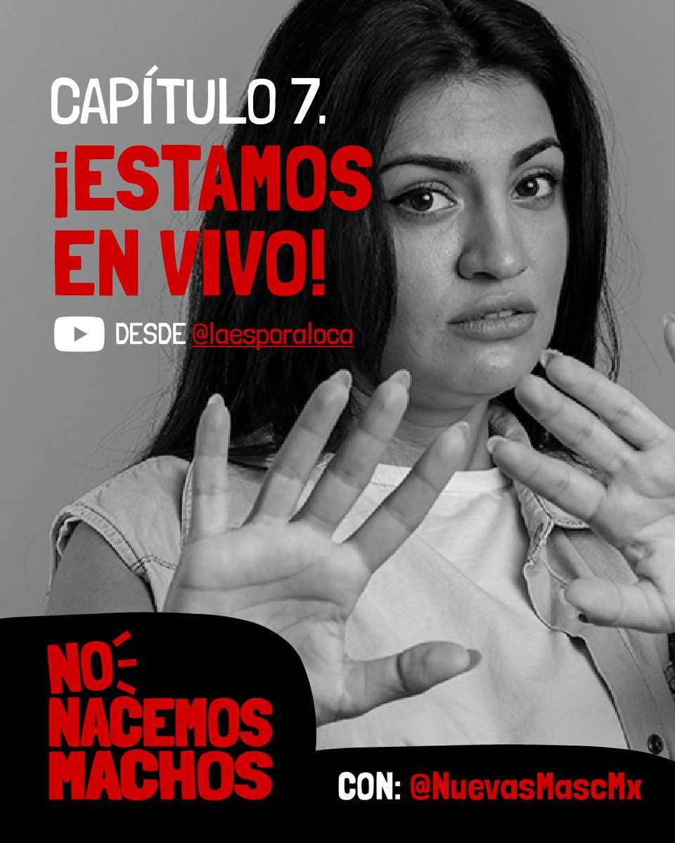 ¡Estamos en vivo hablando de consentimiento con <a href="/NuevasMascMX/">Ulises Figueroa 🇲🇽🇵🇸</a> !

EN VIVO AQUÍ:
youtube.com/live/6SUn_j-vG…