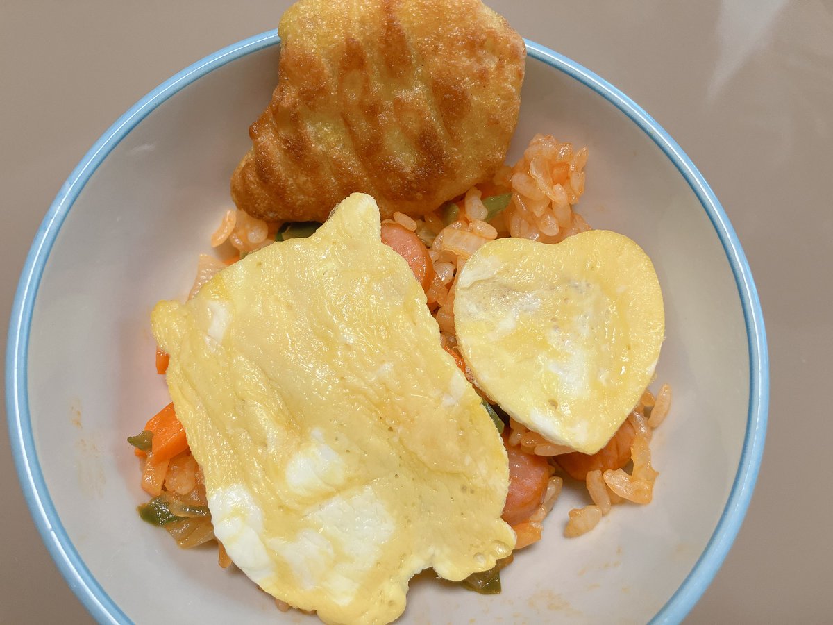 本日の朝ごはん🍚

くるるオムライスミニ