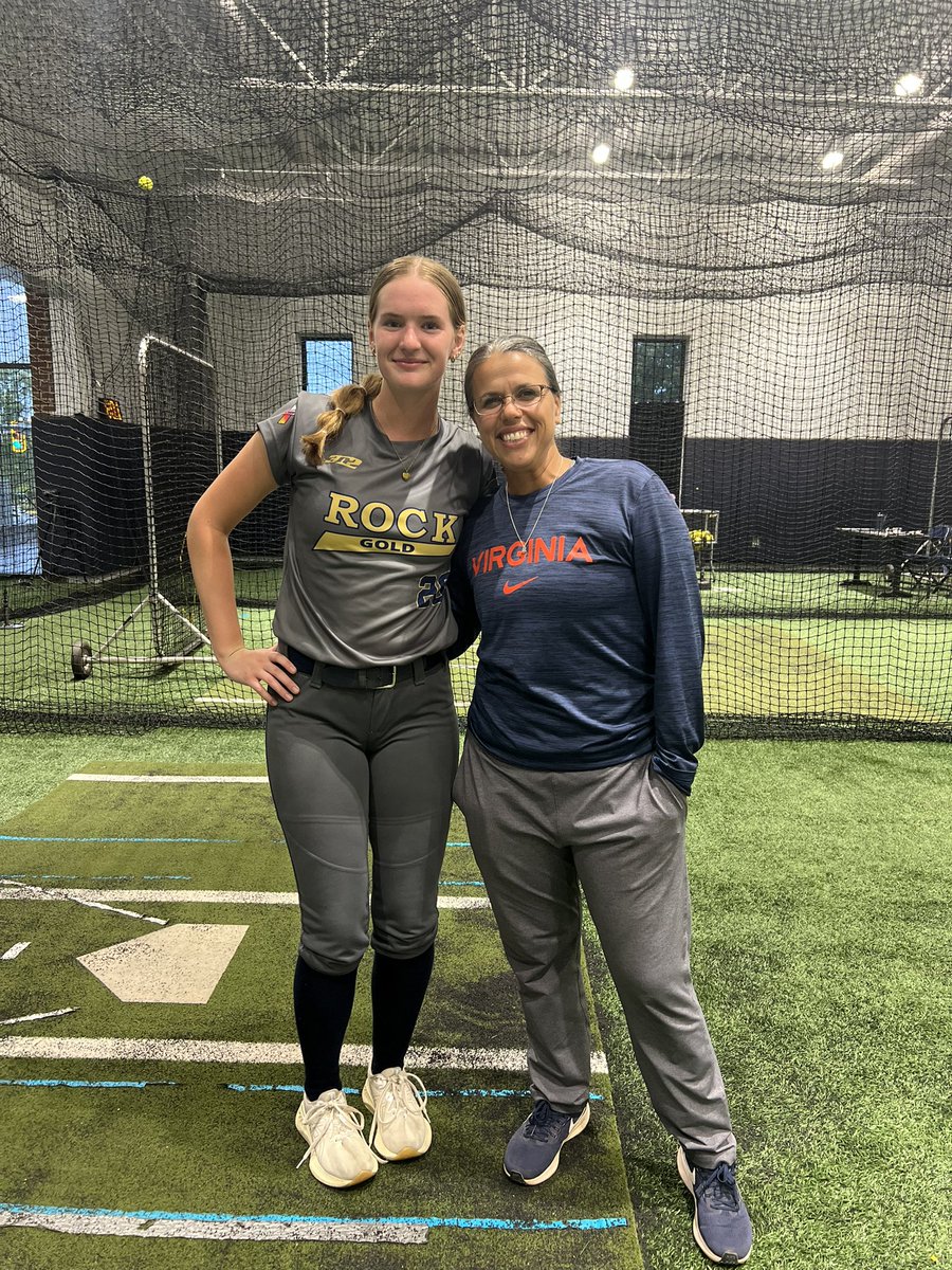 Lyla Daugherty-Moysey (@lyladaughertym) on Twitter photo I had an amazing time at the UVA Hitting Camp! Special thank you to all the staff and players who made the camp such a great experience. I will be back tomorrow for the Prospect Camp and I can’t wait!
<a href="/UVASoftball/">Virginia Softball</a> <a href="/JamieAllred24/">Jamie Allred</a> <a href="/UVA/">UVA</a> <a href="/RockGoldVASable/">Rock Gold VA 18U Sable</a> <a href="/ROCKGOLDVA/">ROCK GOLD VA ORG</a> <a href="/Coach_Jo4444/">Joanna Hardin</a> I had an amazing time at the UVA Hitting Camp! Special thank you to all the staff and players who made the camp such a great experience. I will be back tomorrow for the Prospect Camp and I can’t wait!
<a href="/UVASoftball/">Virginia Softball</a> <a href="/JamieAllred24/">Jamie Allred</a> <a href="/UVA/">UVA</a> <a href="/RockGoldVASable/">Rock Gold VA 18U Sable</a> <a href="/ROCKGOLDVA/">ROCK GOLD VA ORG</a> <a href="/Coach_Jo4444/">Joanna Hardin</a>