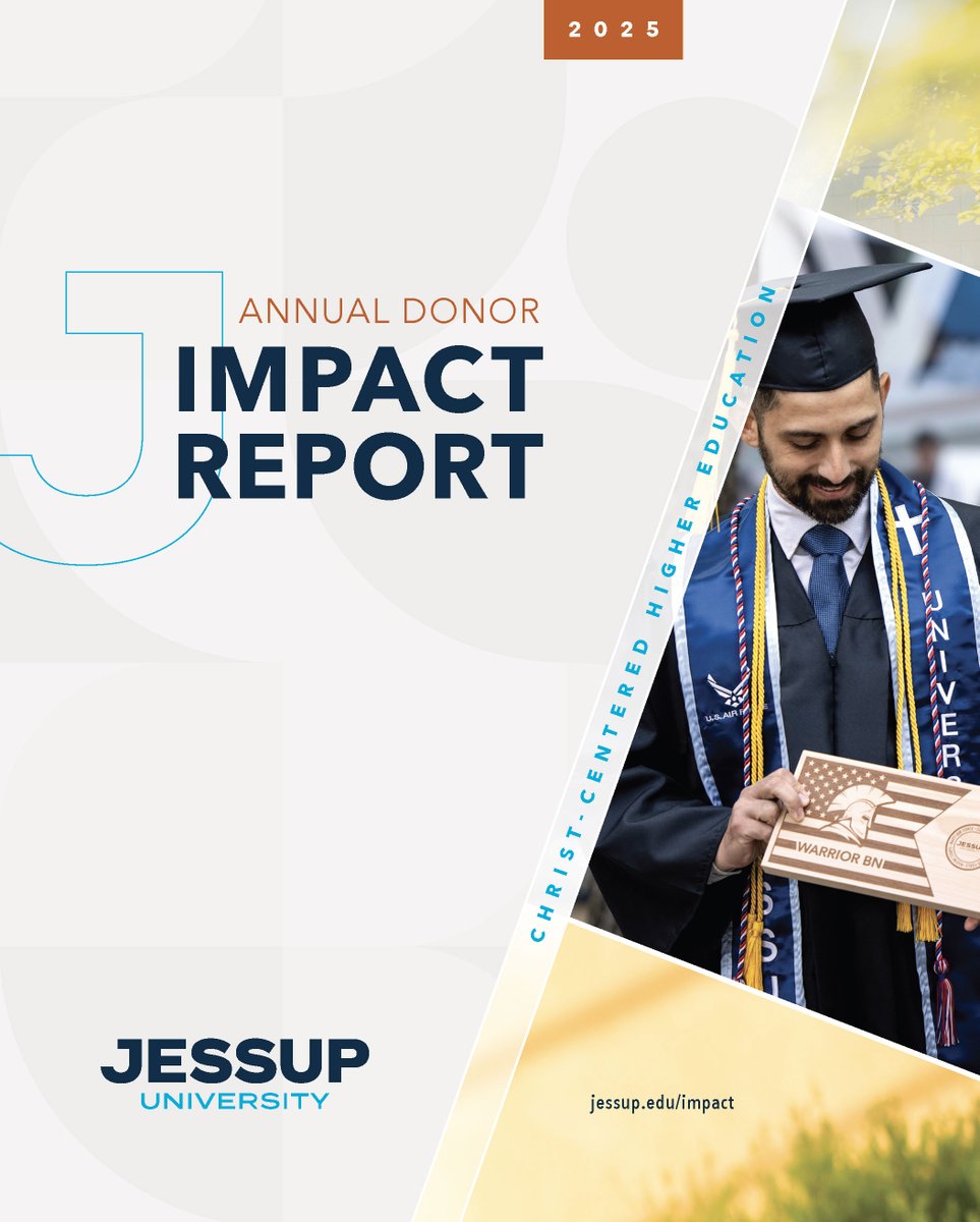 Impact: one of our favorite words. 😉

Today, our graduates are boldly living out their faith and making a difference in every sphere of influence. Visit jessup.edu/impact to see how your generosity is shaping lives and impacting the world for His glory.