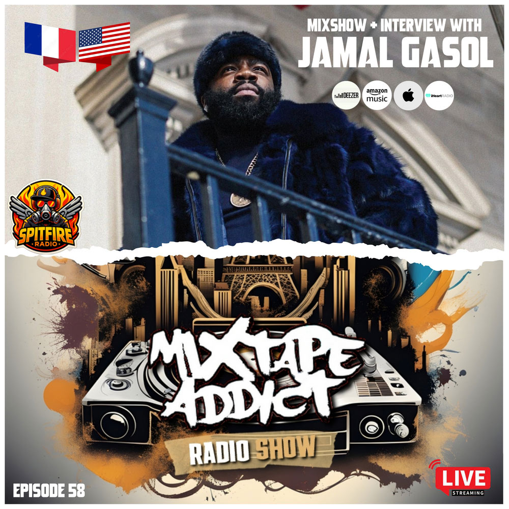 SpitFireRadio_'s tweet image. Tonight at 8PM Central
Catch the Mixtape Addict Radio Show with DJ King Flow on Spit Fire Radio! ✨ @DJKingFlow @RealEddyStarks
July 14, 2025 🕗 Time: 8PM - 9PM Central 📻
Listen Live: myksfr.com or www.spitfireradio
Special Guest: Jamal Gasol