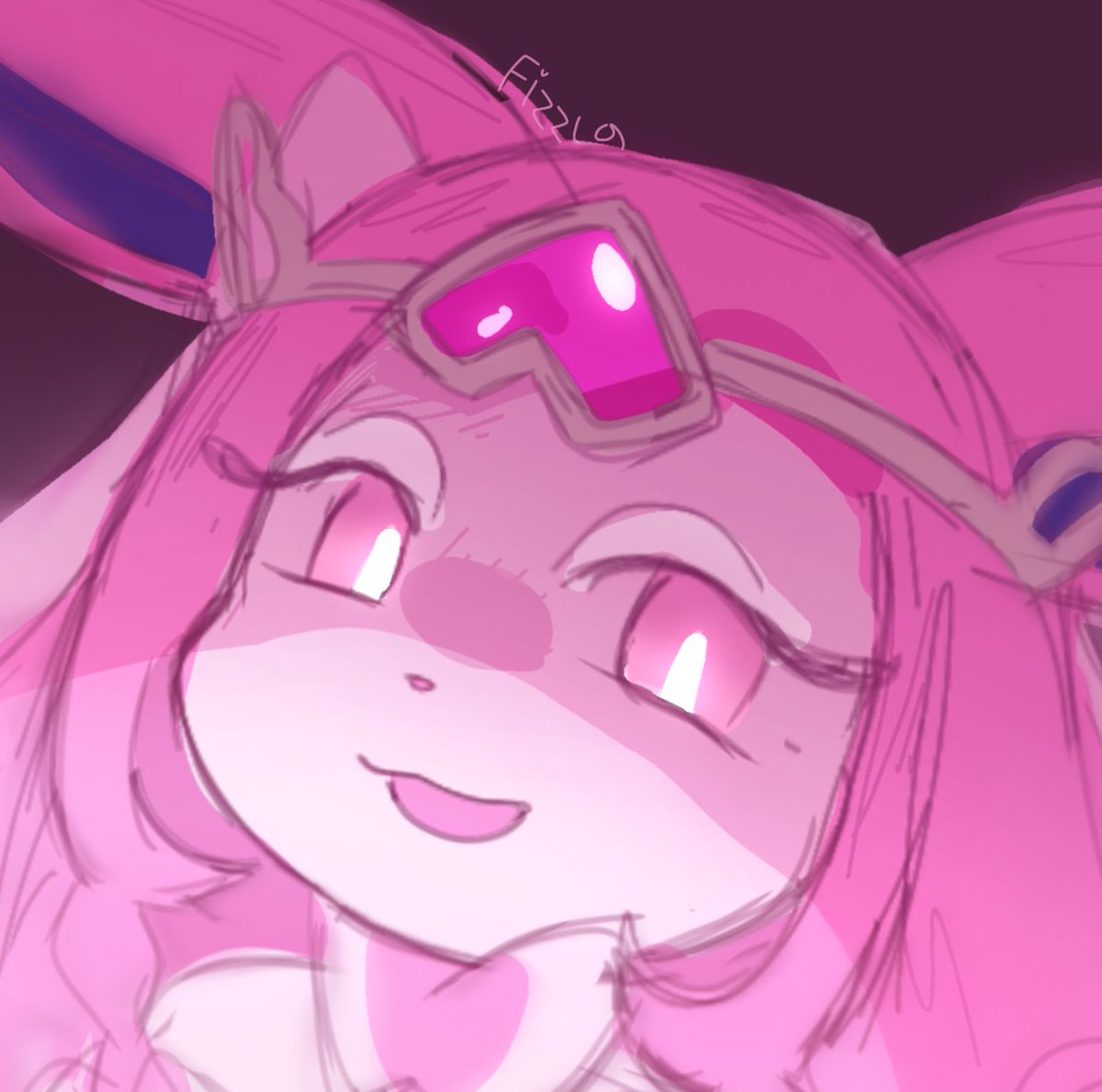 Eternal sugar sylveon is NOT happy. 
(Sketch crk x pokemon)