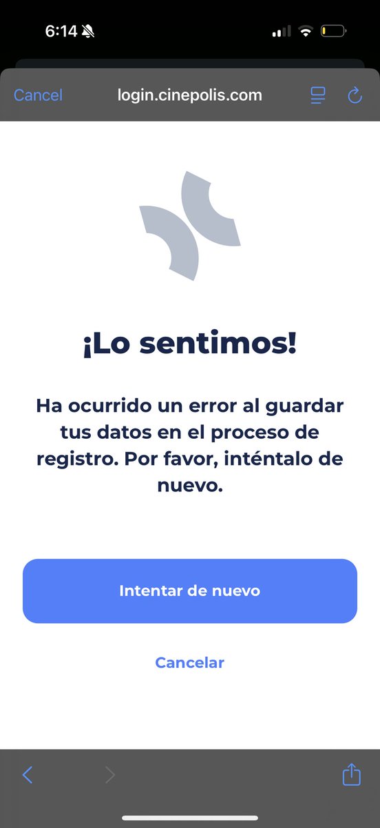 dianalaucst's tweet photo. @AyudaCinepolis llevo 3 intentos y no funciona ☹️, tampoco me deja finalizar la compra como invitado. https://t.co/7EaNf9ADCc