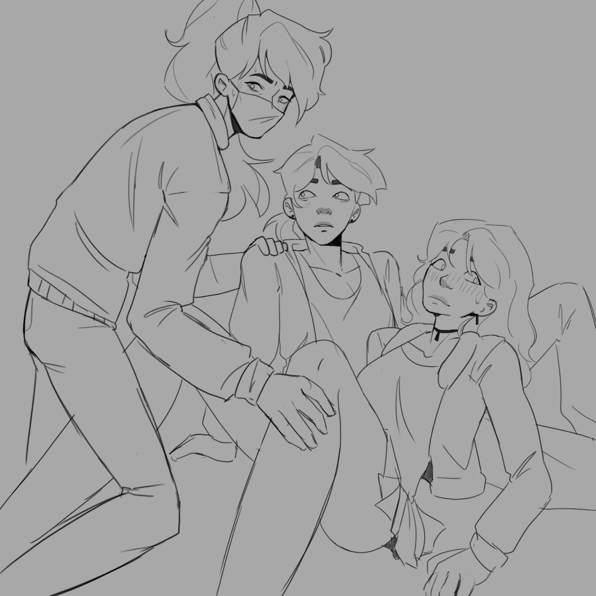 ShenCanDraw's tweet photo. Here we go...a drawing where they are NOT fucking... https://t.co/075k52kyb1