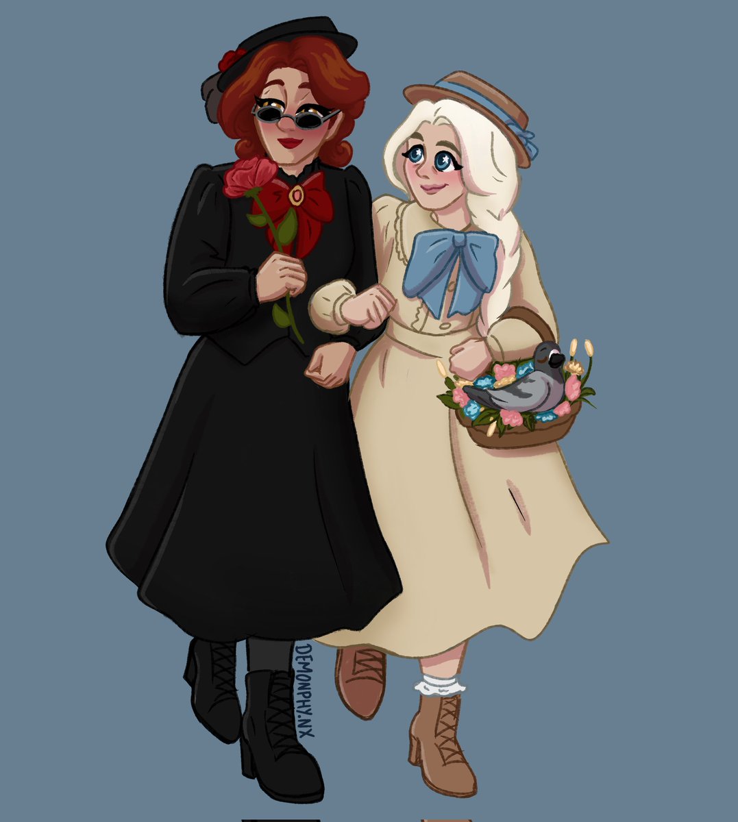 Demonphy_nx's tweet image. Ineffable wives
Version w/o background
#aziracrow #Aziraphale #Crowley #goodomens #nannyastoreth