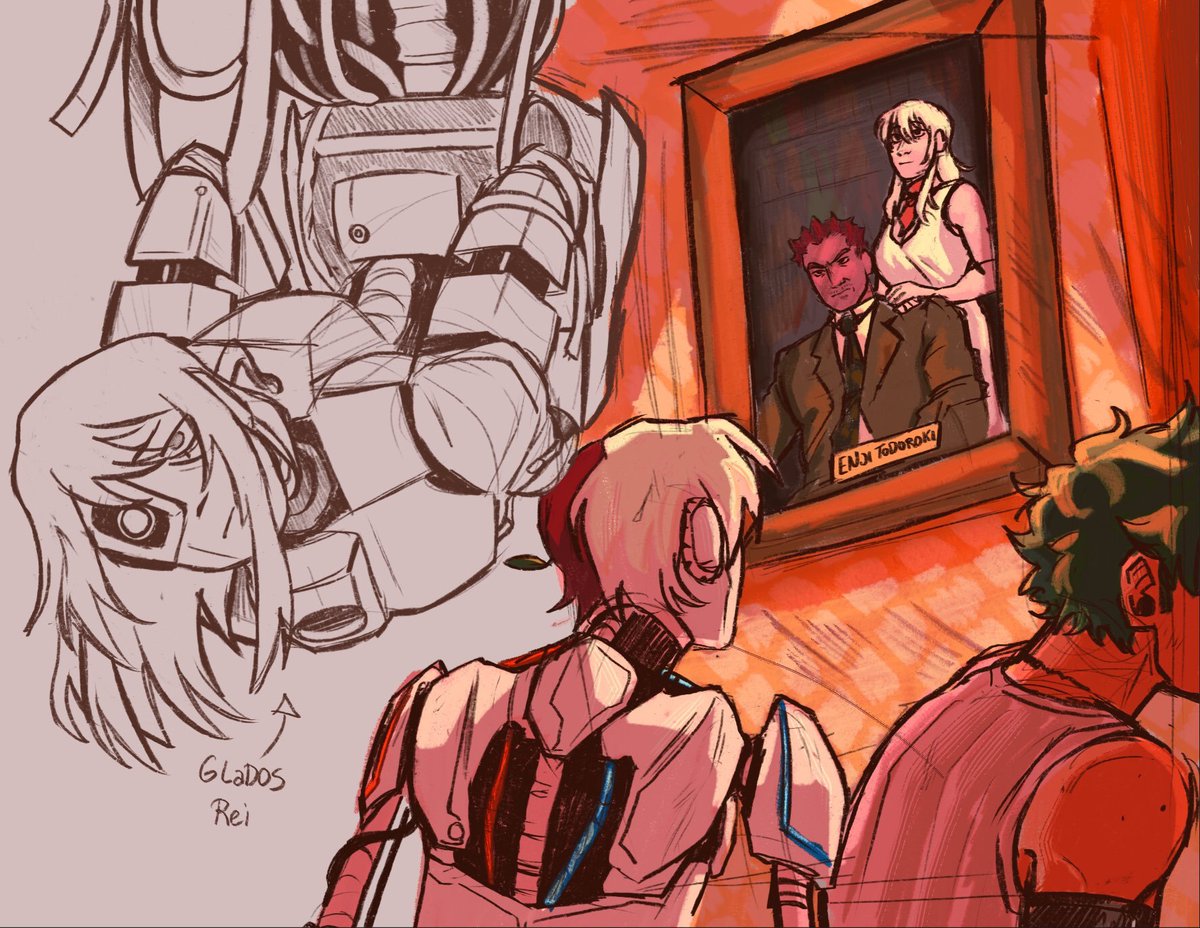 CDoorstop's tweet photo. Portal AU designs!!! https://t.co/ICAoZubBWH