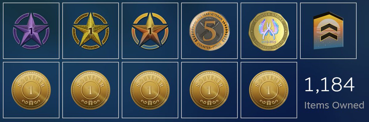 I was just watching the new <a href="/anomalyxd/">Anomaly</a> video. I wonder how many accounts on Steam have the full set of operation stars or major coins? Does anyone know?