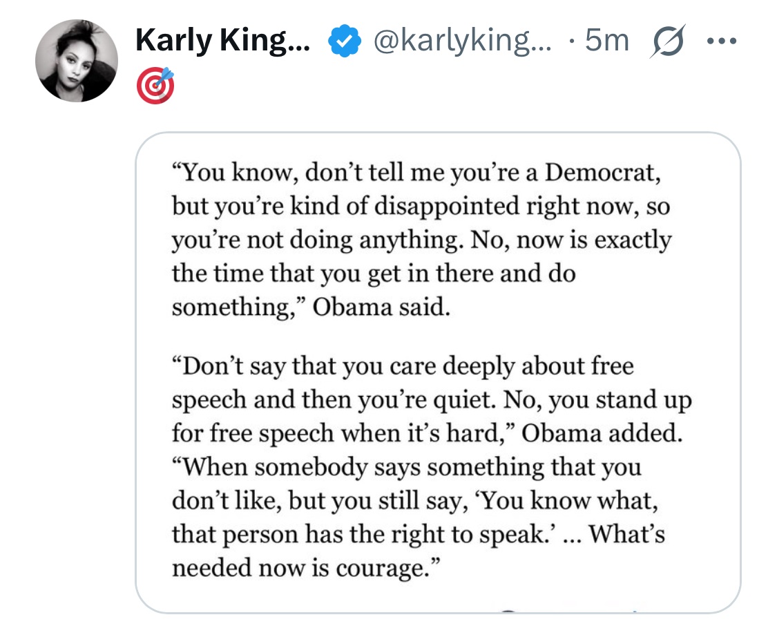 Barack Obama is addicted to the reaction he receives from liberals when he gives his little speeches for posterity. He counts on the fact that they never notice that he’s making these speeches from some dude’s yacht.
