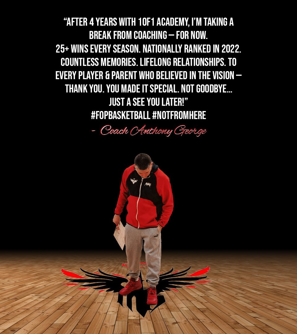 Coach Anthony George (@fopbasketball) on Twitter photo Not Goodbye… Just A See You Later❕
<a href="/FOPBasketball/">Coach Anthony George</a> 
#FOPBasketball Not Goodbye… Just A See You Later❕
<a href="/FOPBasketball/">Coach Anthony George</a> 
#FOPBasketball
