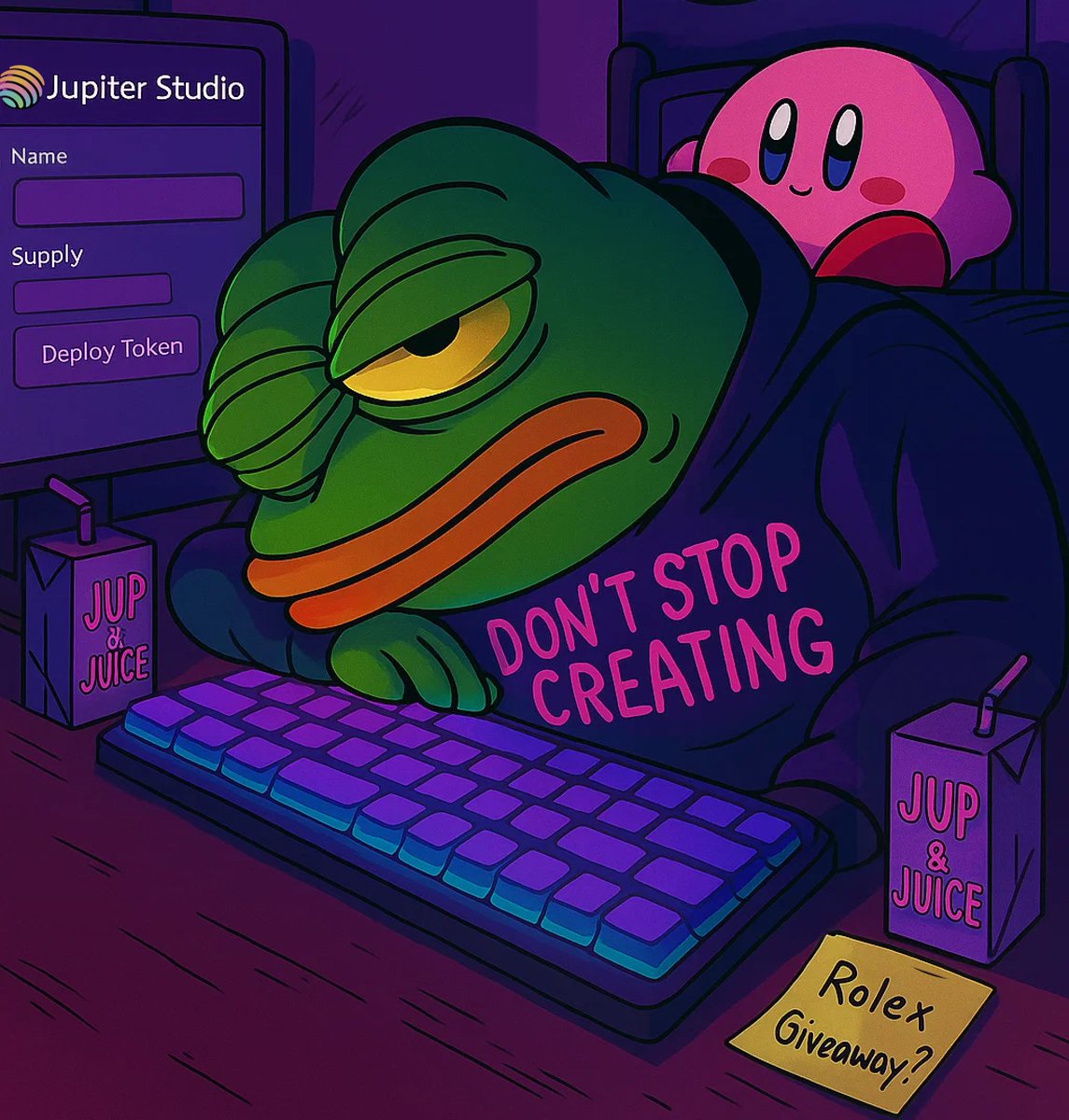 JUPANDJUICE's tweet image. GN

99% stop before the win

be the 1%.