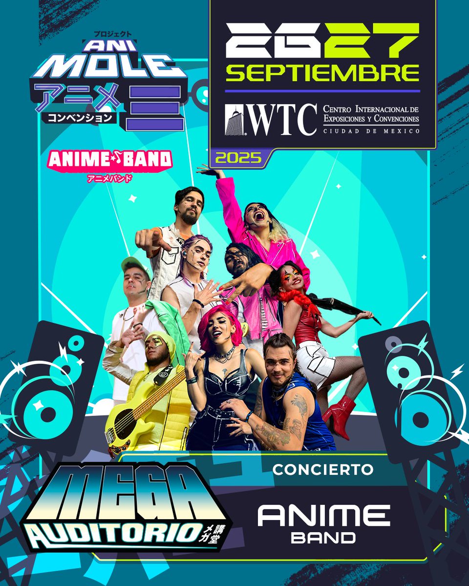 lamolemx's tweet image. 🎸 ¡AnimeBand instagram.com/animebandmx/ regresa con todo a #AniMole3! 🔥 Con temazos de anime (¡Y algunas sorpresas!) promete una presentación que no vas a olvidar 🎤¡No te los pierdas el VIERNES 26 y SÁBADO 27 de septiembre!