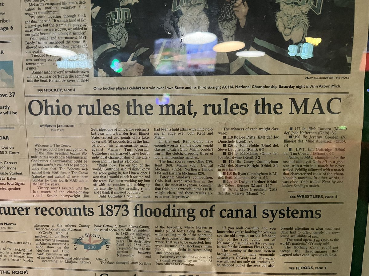 DavidPJablonski's tweet image. Hey, @jon_greenberg, did you know I have a story on the wall at Lucky’s?