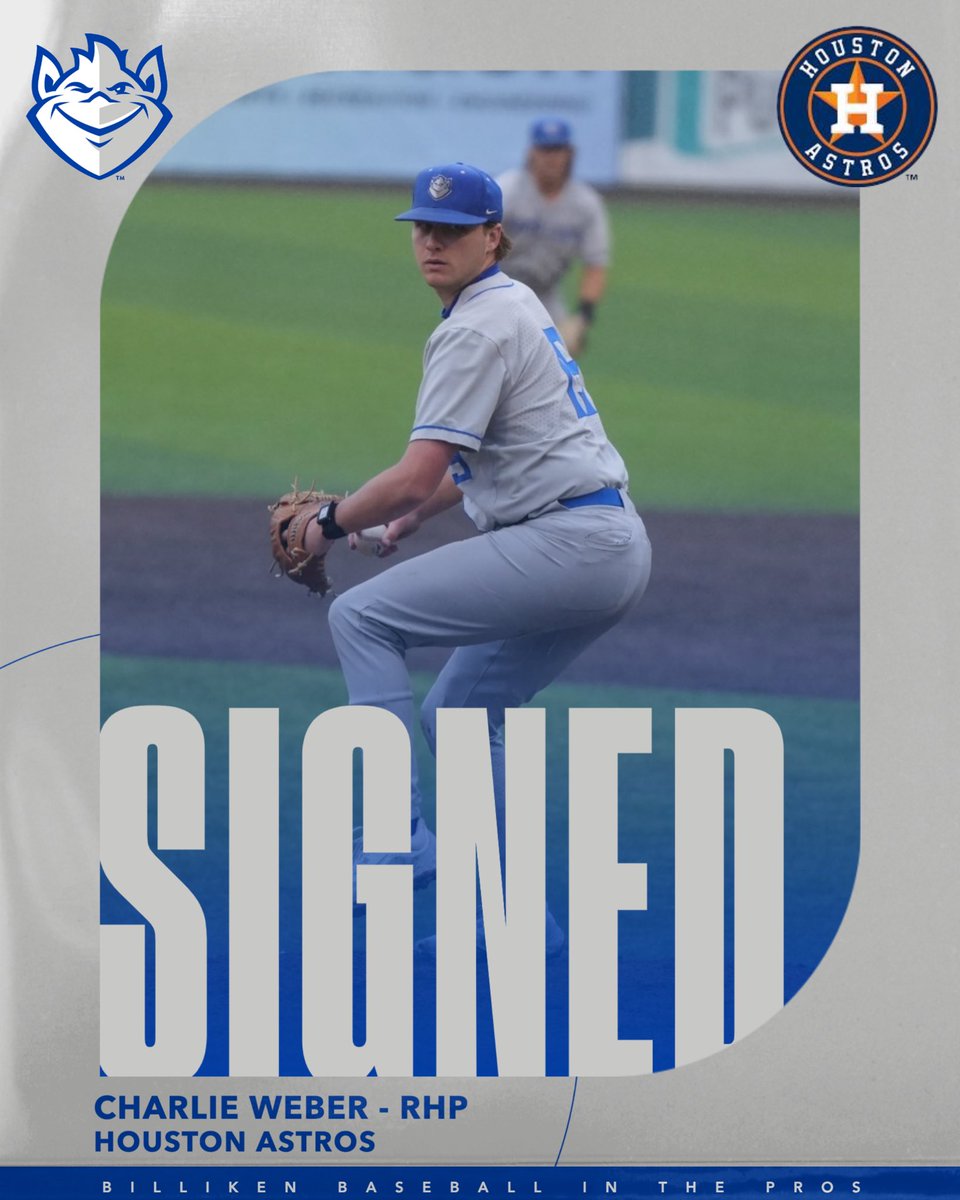 SLUBaseball's tweet image. St. Louis 🛫 Houston! 

Congratulations to our very own Charlie Weber for signing with the Astros!