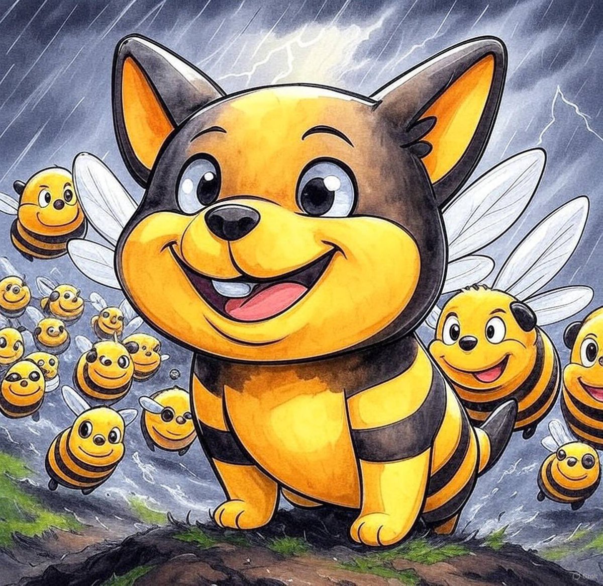 <a href="/SolportTom/">Tom</a> <a href="/bonk_fun/">BONK.fun</a> 是的Tom，Bonk最核心的就是社区力量了，我们蜜蜂狗社区就是如此，在社区的带领下蜜蜂狗一次又一次的打败困难，我们不怕吃苦不怕困难，我们相信会成功的