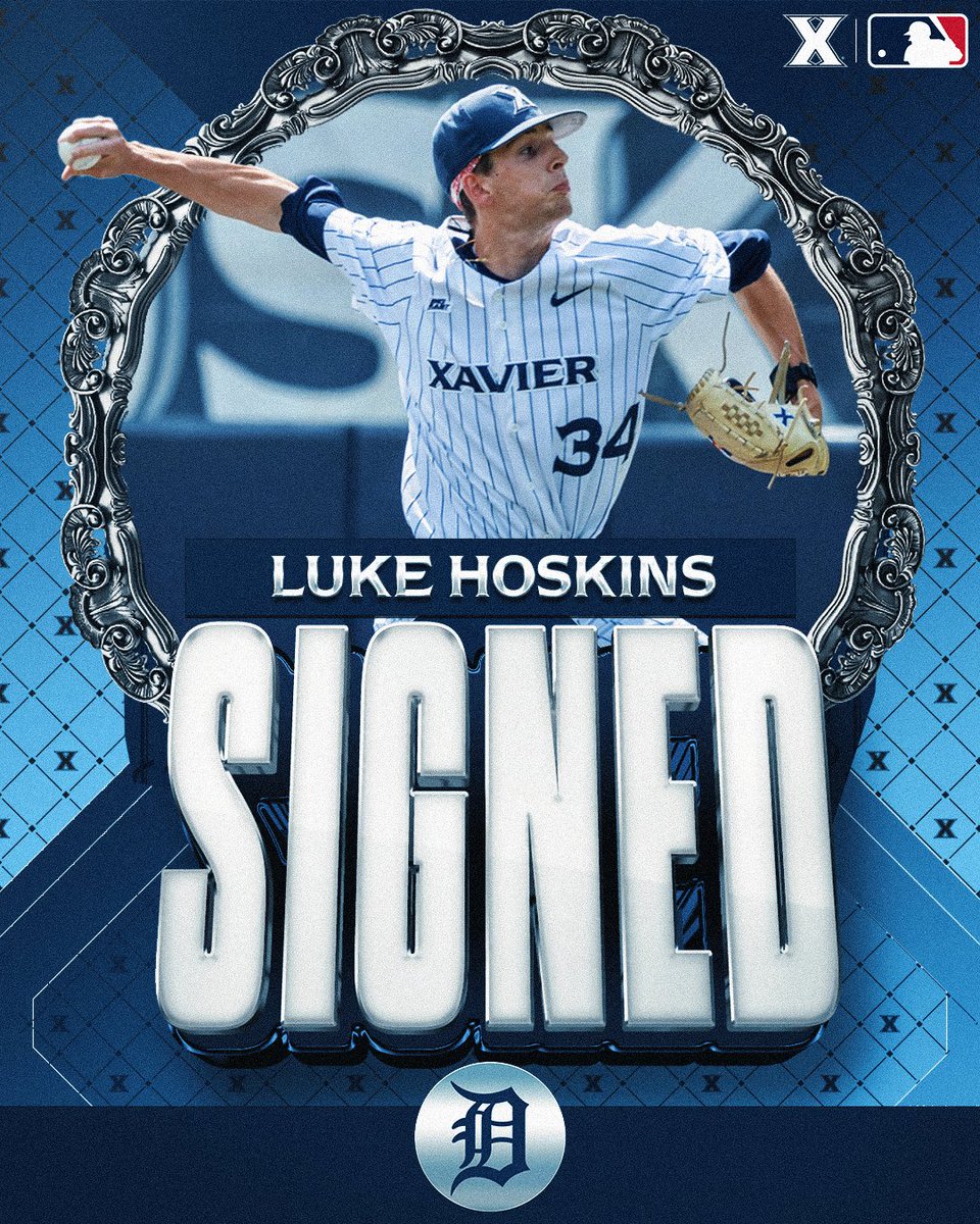 Xavier Baseball (@xavierbase) on Twitter photo Congratulations to RHP Luke Hoskins on signing a free agent deal with the <a href="/tigers/">Detroit Tigers</a>! Congratulations to RHP Luke Hoskins on signing a free agent deal with the <a href="/tigers/">Detroit Tigers</a>!