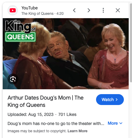 TheMainstand's tweet photo. Dougs mum in #KingOfQueens, Jenny O'Hara. #TheFilmCrowd #CastADeadlySpell https://t.co/zWg9BcWIOc