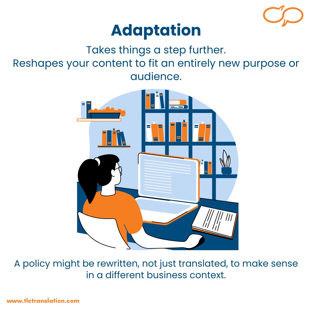 TLCtranslation's tweet photo. Don’t let a simple translation trip up your global success. 👉 Learn when to translate, localize, or adapt! #languagesolutions

#localization #adaptation #translation #languagematters #culture #globalsuccess #HRleadership #HRsolutions #globalreach #multilingualworkforce https://t.co/5pmuOqawPL