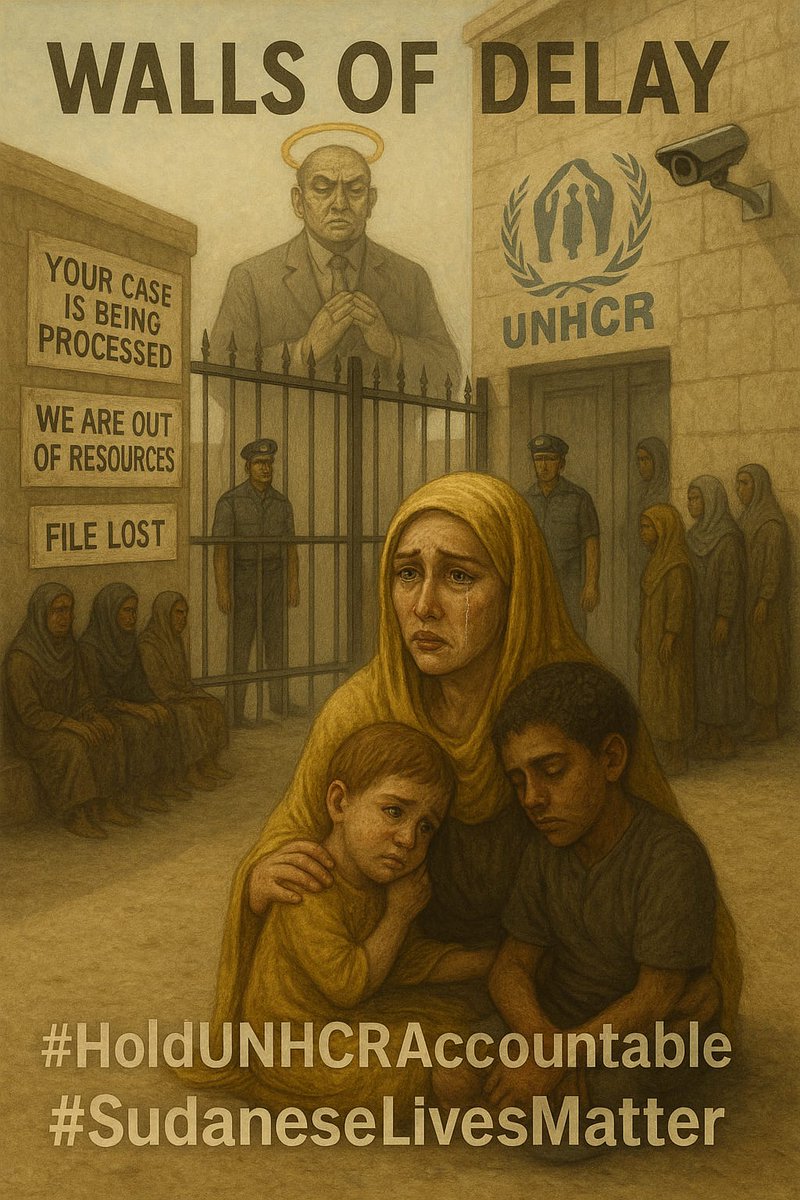 TwasolD4164's tweet image. This is not just a system failure… it’s a mother with two children left in limbo for over two years. No answers. No aid. No justice. Behind every lost file is a real life fading in silence.
#SudaneseLivesMatter
#UNHCR #RefugeesRights
#UNOversight #HumanRightsWatch