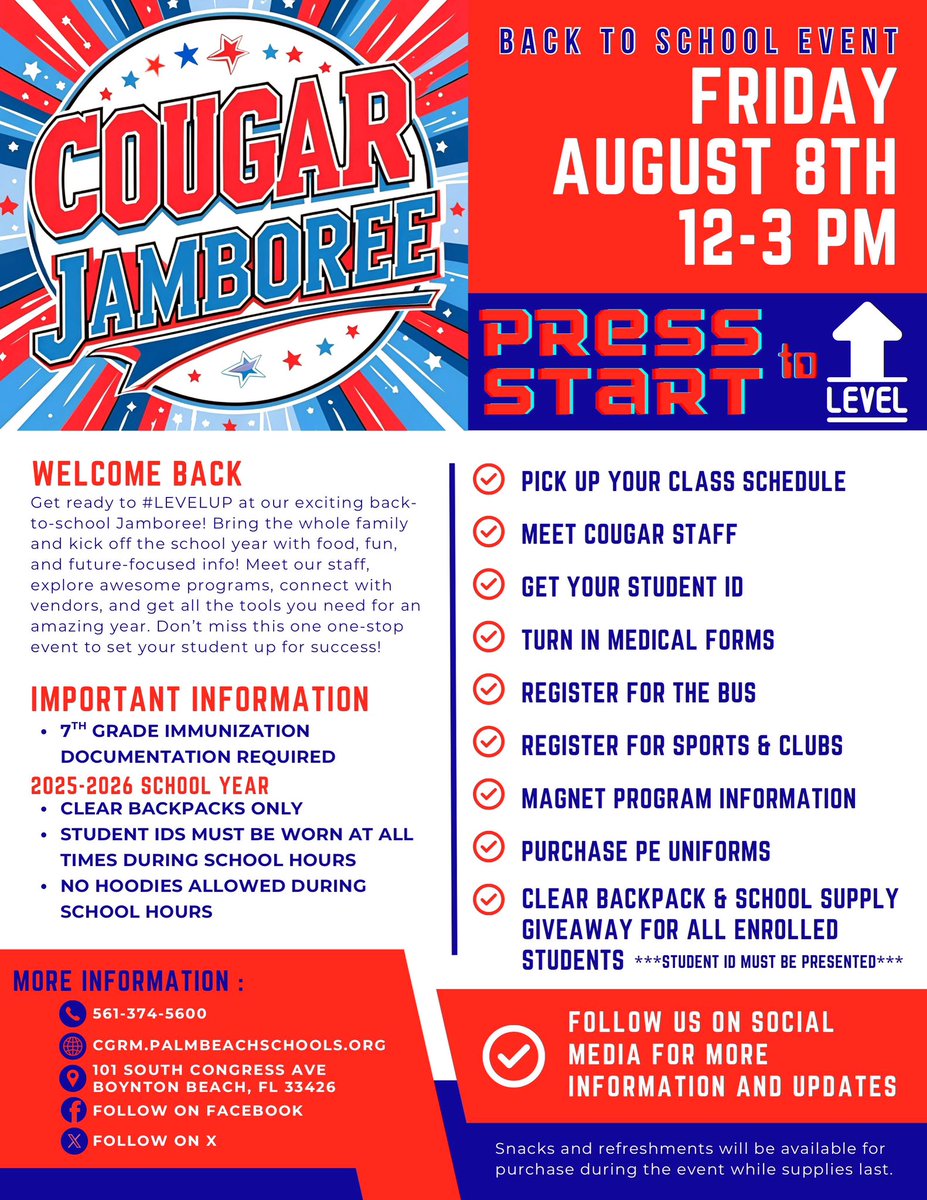 Congress Middle School (@congress_ms) on Twitter photo SAVE THE DATE! SAVE THE DATE!