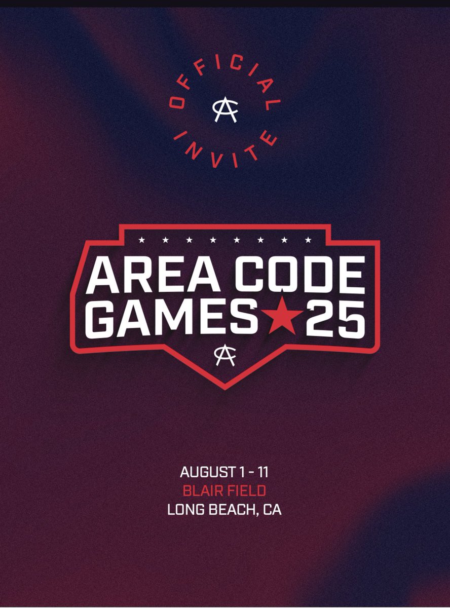 Rylan_Howe's tweet image. Thank you to @ACBaseballGames for the invite to the 2025 Area Code Games. Excited to get after it!