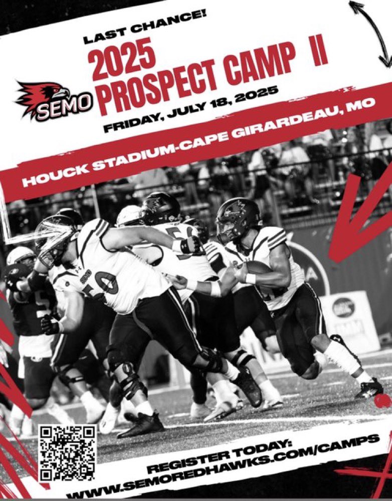 Pierce_W5's tweet image. Thank you @blackman_SEMO for the camp invite!