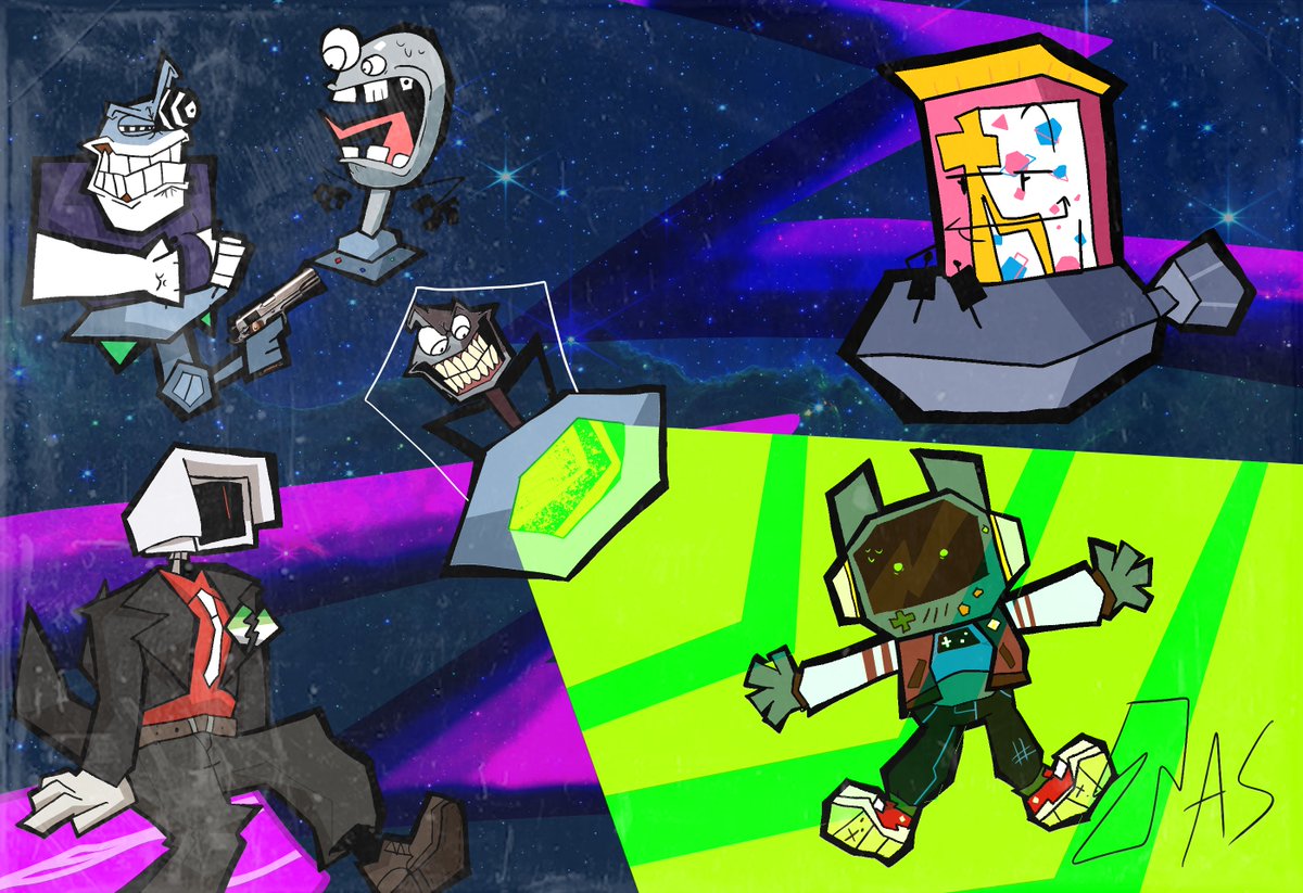 T_A_S103's tweet image. SPAAAAAACCCCEEEEEE!!!!!
#artfight2025 #massattack #space