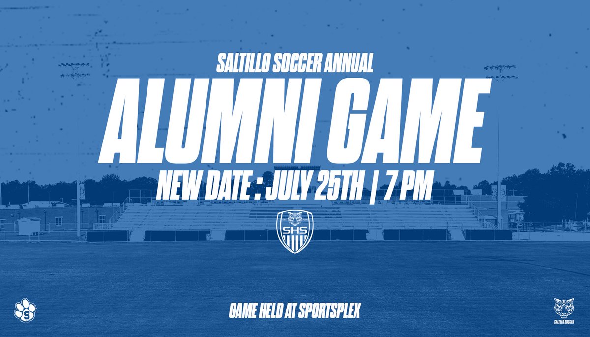 SoccerSaltillo's tweet image. Our Alumni Game has been rescheduled!
July 25th! Looking forward to seeing you out there! 

🐅