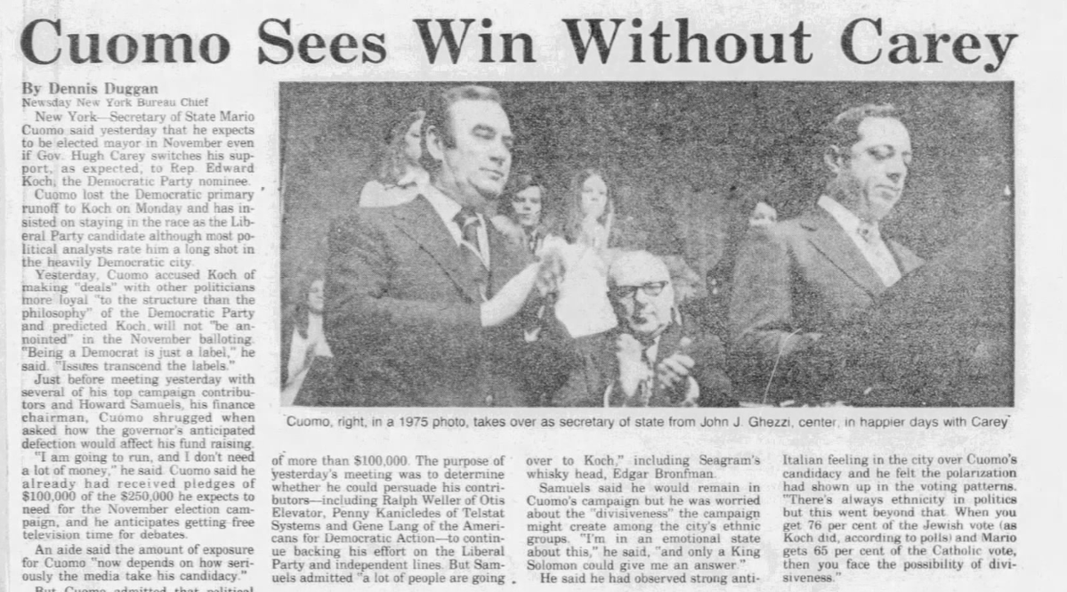 SteveKornacki's tweet image. Undaunted by defeat in the Democratic primary, Cuomo vows to press ahead with longshot bid for NYC mayor