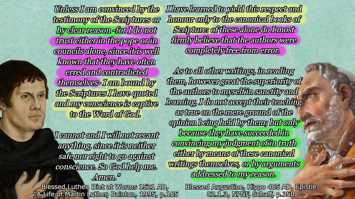 potamopotos's tweet image. The great master Augustin and the great Augustinian disciple