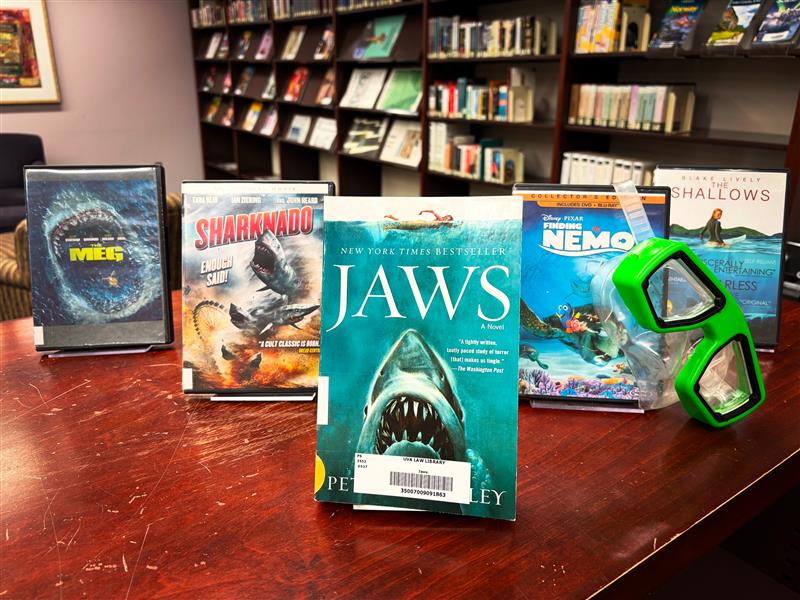 Happy Shark Appreciation Day! It’s not up for de-bait; we plead gill-ty to having a fin-tastic dvd and leisure reading collection!🦈🌊🏄‍♀️