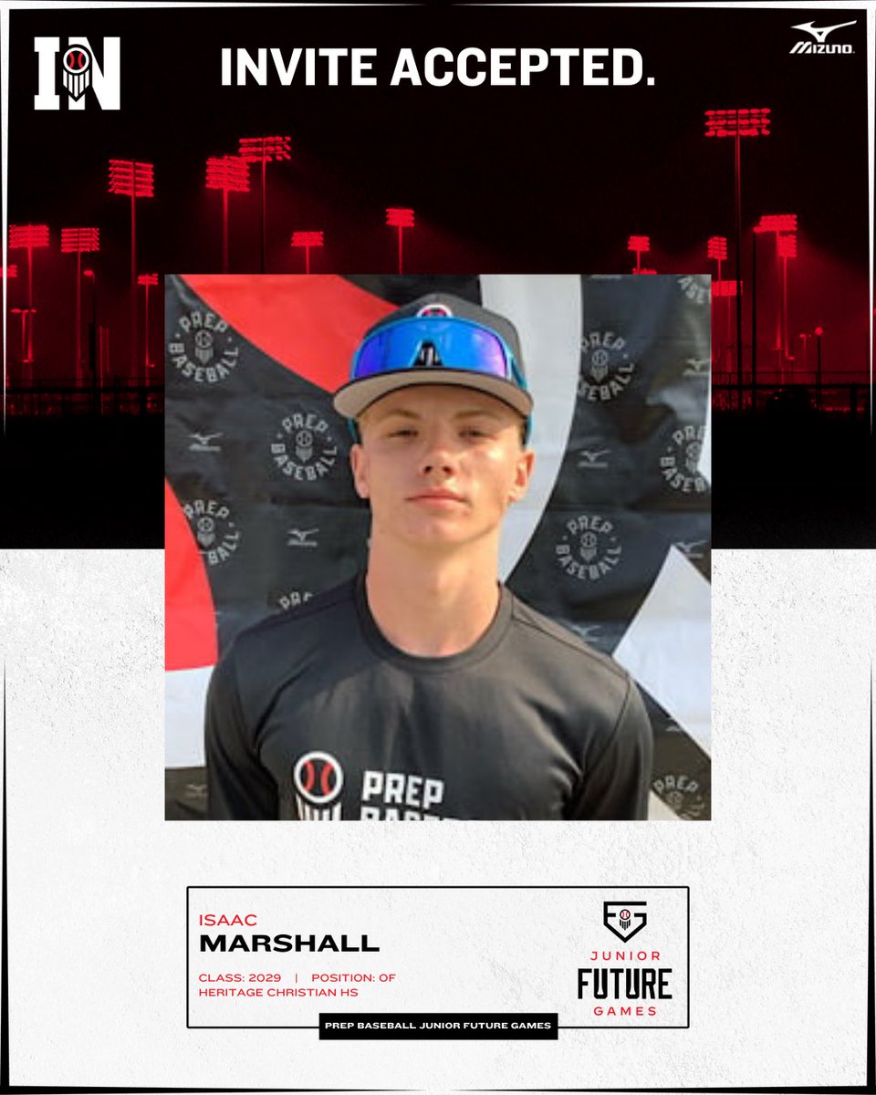 Prep Baseball Indiana (@prepbaseballin) on Twitter photo ๐๐๐ป๐ถ๐ผ๐ฟ ๐๐๐๐๐ฟ๐ฒ ๐๐ฎ๐บ๐ฒ๐
ษชษดแด ษชแดแด แดแดแดแดแดแดแดแด
โ29 Isaac Marshall (<a href="/I_Marshall2029/">Isaac Marshall</a>) is set to rep #TeamIndiana at #PBJFG25โญ๏ธ
6โ1โ 175 lb LHH OF. The biggest winner from the Rising Stars Games ๐๐
Future <a href="/BaseballHcs/">Heritage Christian Baseball</a>.
๐ loom.ly/CQ4XZF8 ๐๐๐ป๐ถ๐ผ๐ฟ ๐๐๐๐๐ฟ๐ฒ ๐๐ฎ๐บ๐ฒ๐
ษชษดแด ษชแดแด แดแดแดแดแดแดแดแด
โ29 Isaac Marshall (<a href="/I_Marshall2029/">Isaac Marshall</a>) is set to rep #TeamIndiana at #PBJFG25โญ๏ธ
6โ1โ 175 lb LHH OF. The biggest winner from the Rising Stars Games ๐๐
Future <a href="/BaseballHcs/">Heritage Christian Baseball</a>.
๐ loom.ly/CQ4XZF8