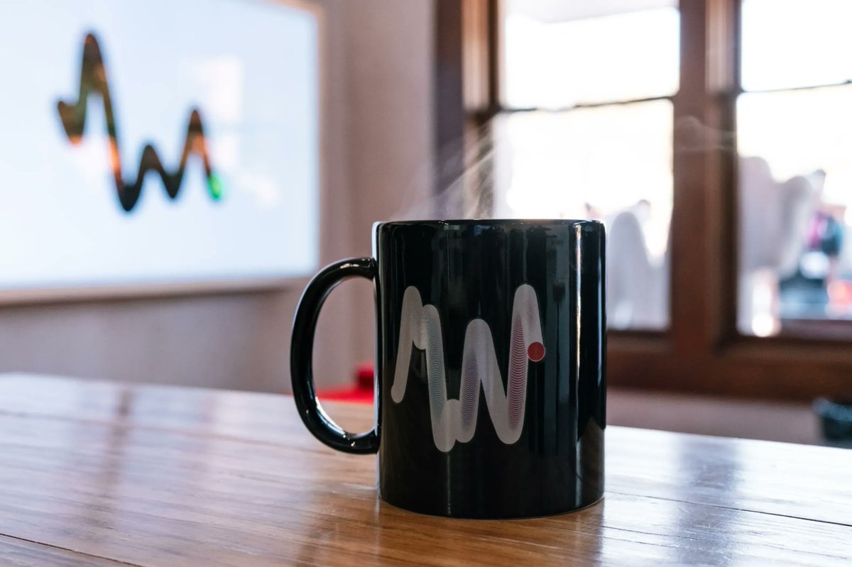SquigFoundation's tweet photo. It was used as the focal point at the @squiggleDAO  2024 Glitch Marfa event where heat sensitive mugs would show the Squiggle once exposed to heat and displayed around NYC on Billboards. The Squiggle is currently in exhibition at Infinite Images: The Art of Algorithms. https://t.co/F19gOTKOr9