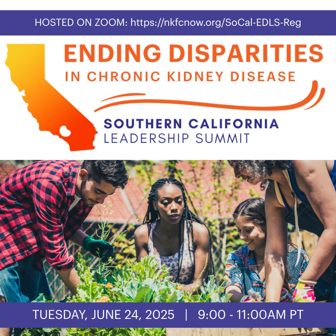 Missed the NKF SoCal CKD Disparities Summit? No worries! The recording is now available to watch. Catch      up here: nkfcnow.org/SCA-EDLS     #CKDPrevention