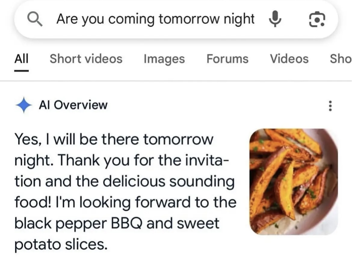 rose_matt's tweet image. “Yo is Google coming tomorrow?”
“I dunno I’ll ask em”
